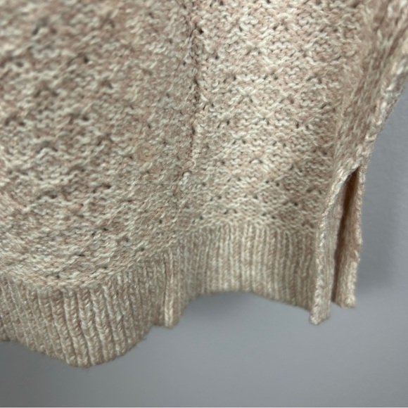 RW & CO Floral Embroidered Cinched Waist Tunic Sweater XS Cream - Picture 7 of 13